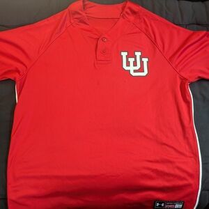 Under Armour Red Men's Polo Shirt